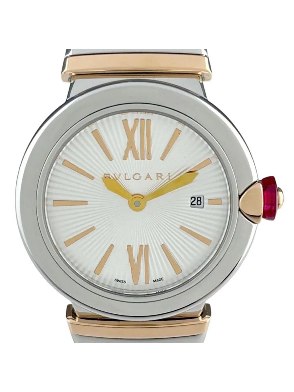 Bvlgari Watch SS PG Quartz Silver